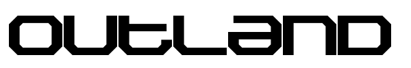 Outland font preview
